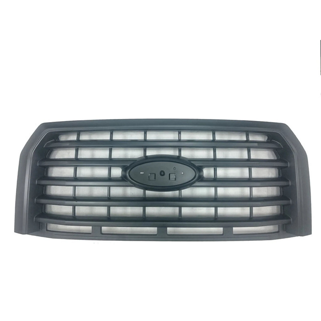 Replacement Black Ready to Paint ABS Front Grille for 2015-2017 Ford F150