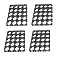 Set of 4 Battery Stand Plastic Frame Brackets for 4x5 186 50