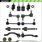 12-Piece Front Steering Kit Tie Rod End Ball Joints for Acura TL (2004–2006)