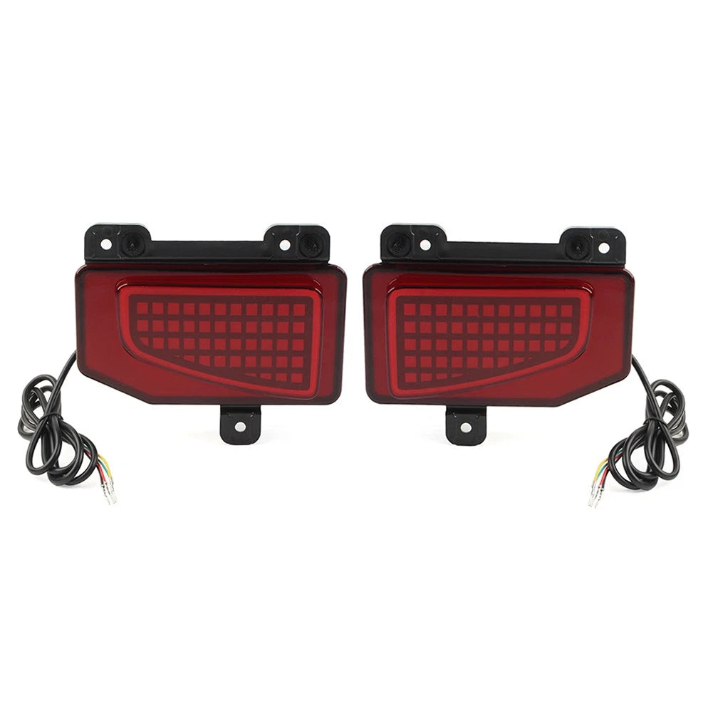 Set of 2 LED Rear Reflector Tail Light Brake Lamps for Jeep Gladiator (2019–2023)