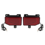 Set of 2 LED Rear Reflector Tail Light Brake Lamps for Jeep Gladiator (2019–2023)