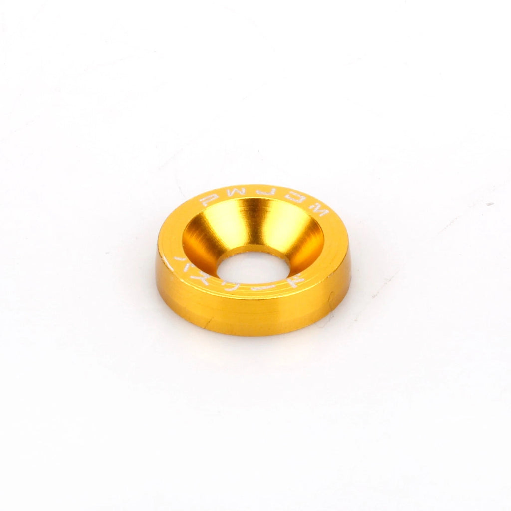 50Pcs Billet Aluminum Fender Bumper Washer Bolt Dress Up Kit for JDM Vehicles