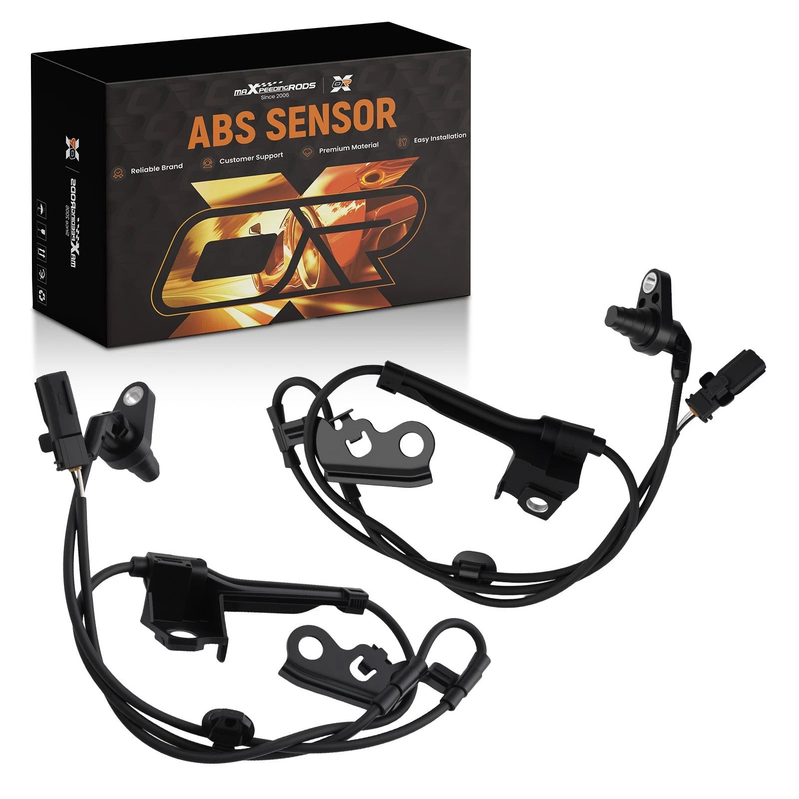 2PC ABS Wheel Speed Sensor for Toyota Corolla (2009–2018) Front Left Right