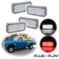 Set of 4 LED Side Marker Lights for Chevy GMC C/K Trucks Suburban (1968–1972)