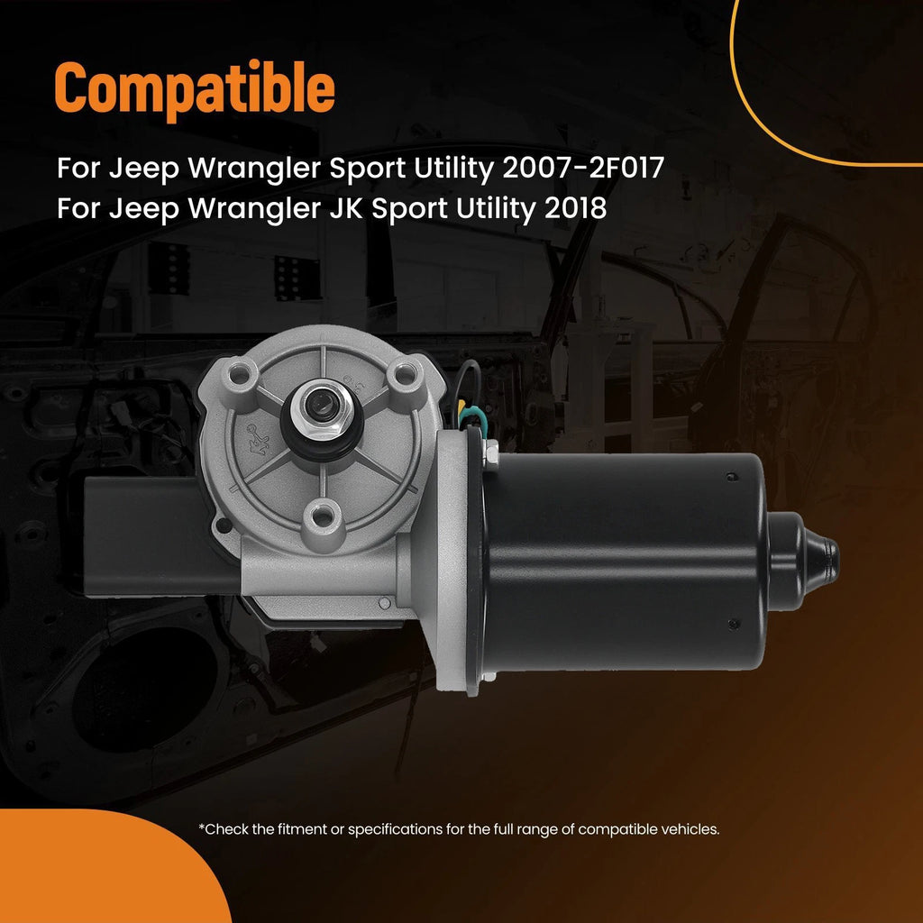 1pc Front Windshield Wiper Motor for Jeep Wrangler JK (2007–2018) 55077859AC