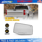 Heated Right Side Mirror Glass with Blind Spot for GMC Sierra 1500 (2019–2025)
