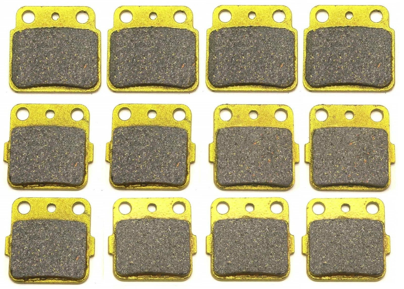 Set of 12 Brake Pads for Suzuki ATV Z400 LTZ400 (2003–2009)