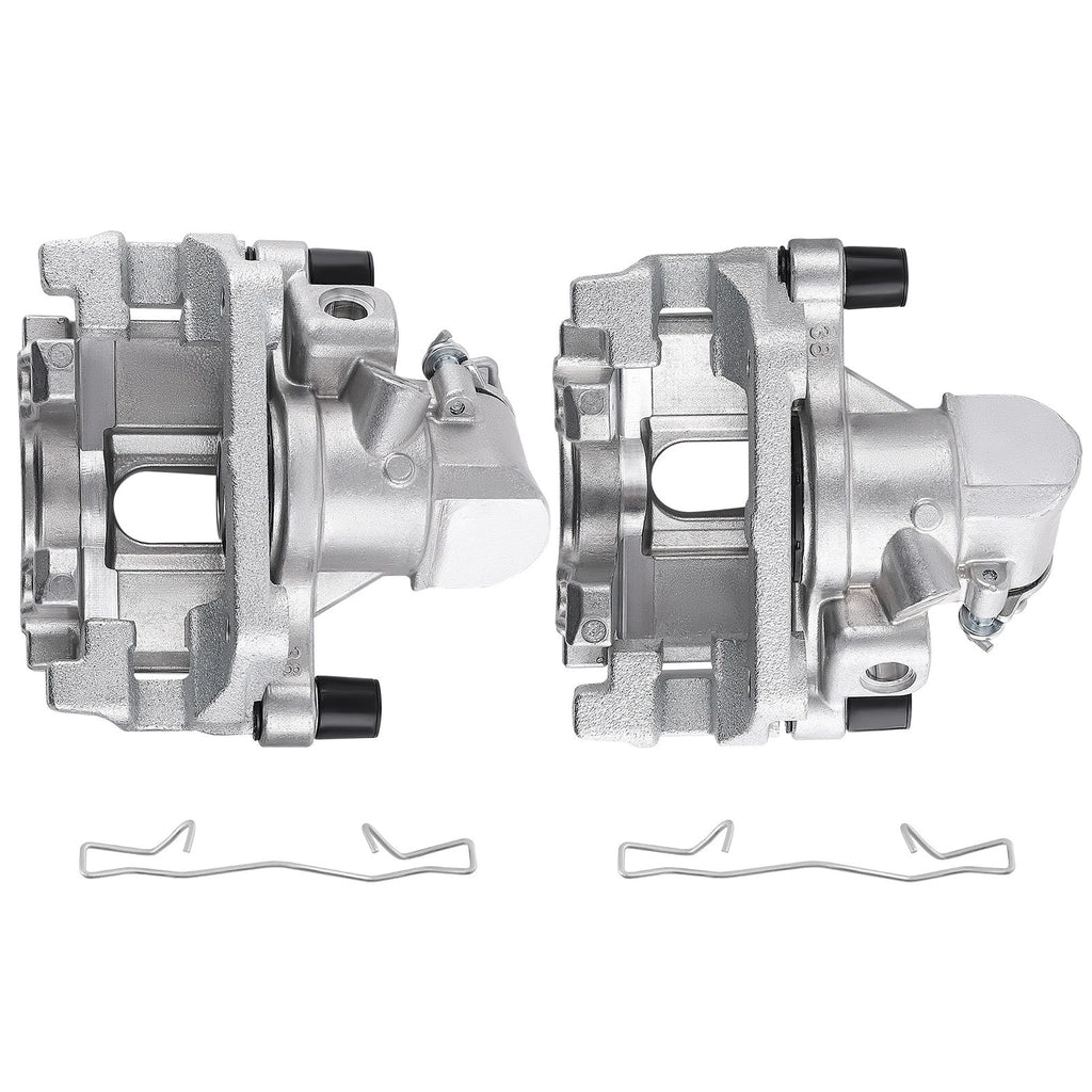 Pair Rear Brake Calipers w/Bracket for Ford EcoSport (2018–2022) Focus (2012–2018)