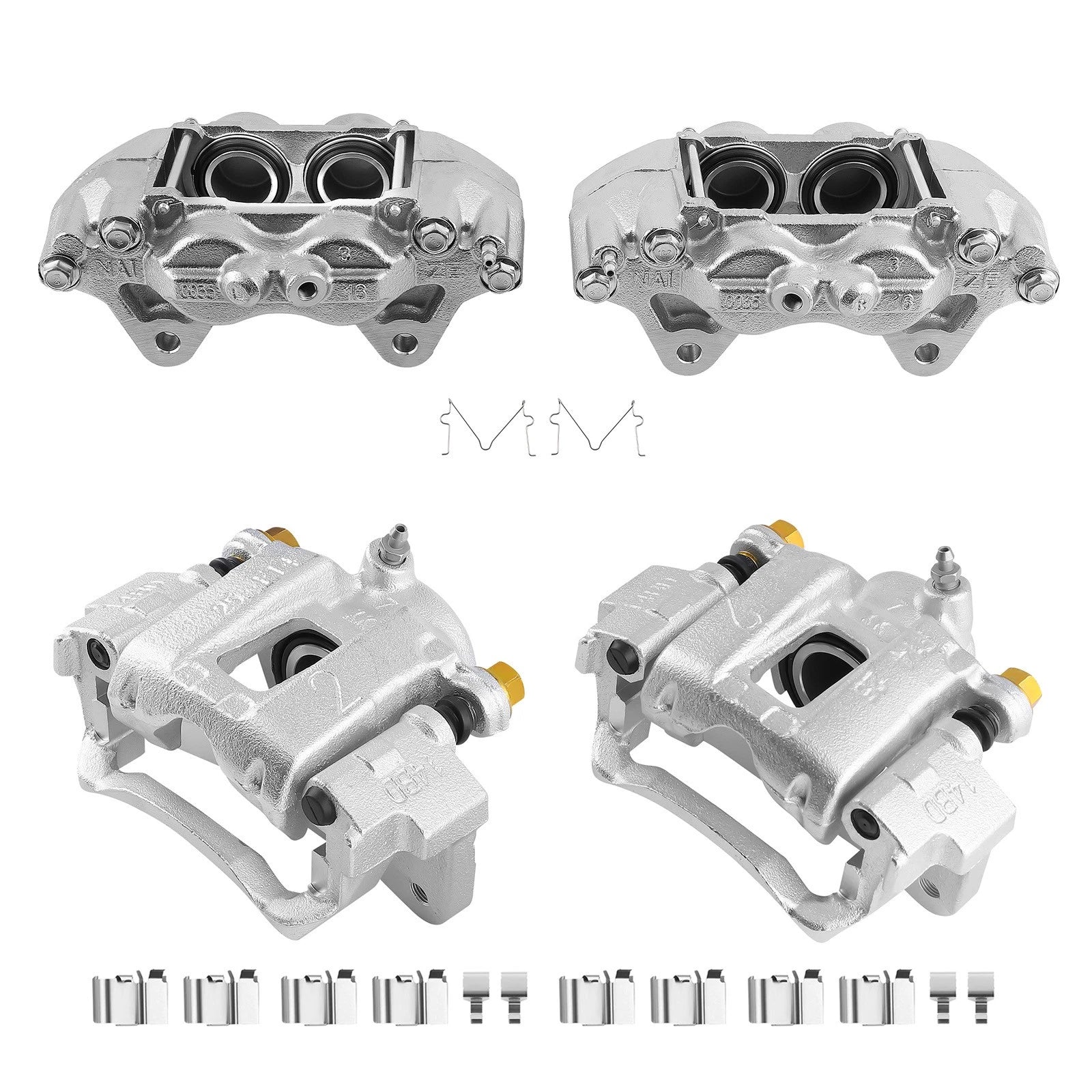 Front Rear Brake Caliper Assembly for Toyota 4Runner FJ Cruiser (2010–2023) 19B2727