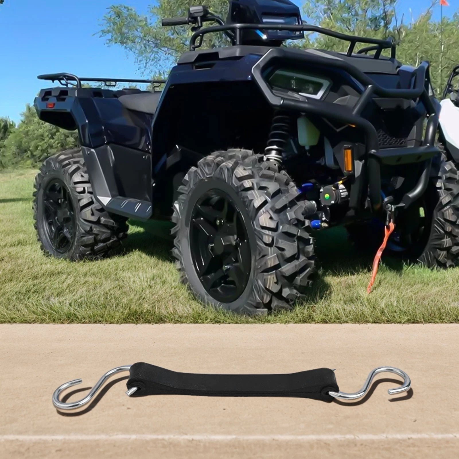 Battery strap hanger for garden power tools (Replaces multiple parts)