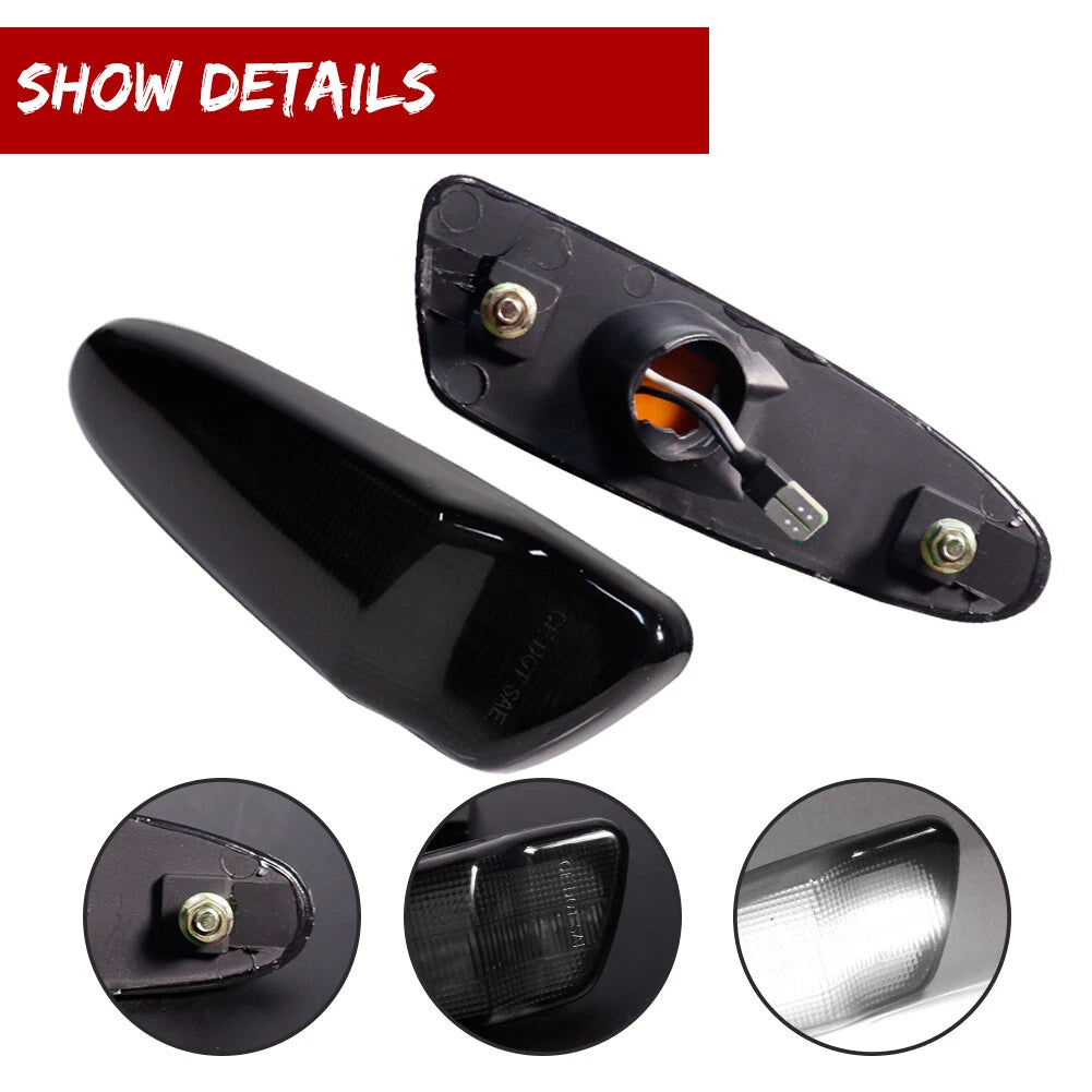 White LED Side Marker Lights for Toyota Supra MK4, Celica