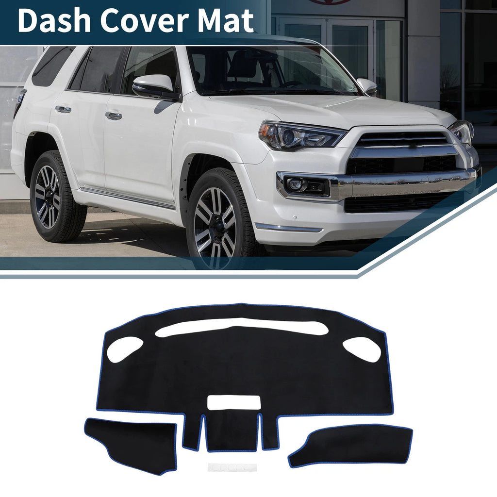 Dashboard Cover Mat for Mazda Flair Wagon MM21 (2012–2019) Black Blue Set