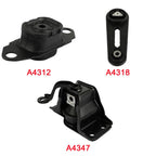 3Pcs Engine Motor Trans Mount Set for Nissan Versa L4 (2009–2011) 1.6L