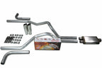 2.5" Dual Exhaust Kit for Dodge Ram 1500 (2004–2008) Cherry Bomb Clamp Tips