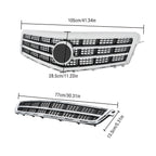 Set of 2 Grilles for Cadillac ATS (2013-2014) Front Upper & Lower