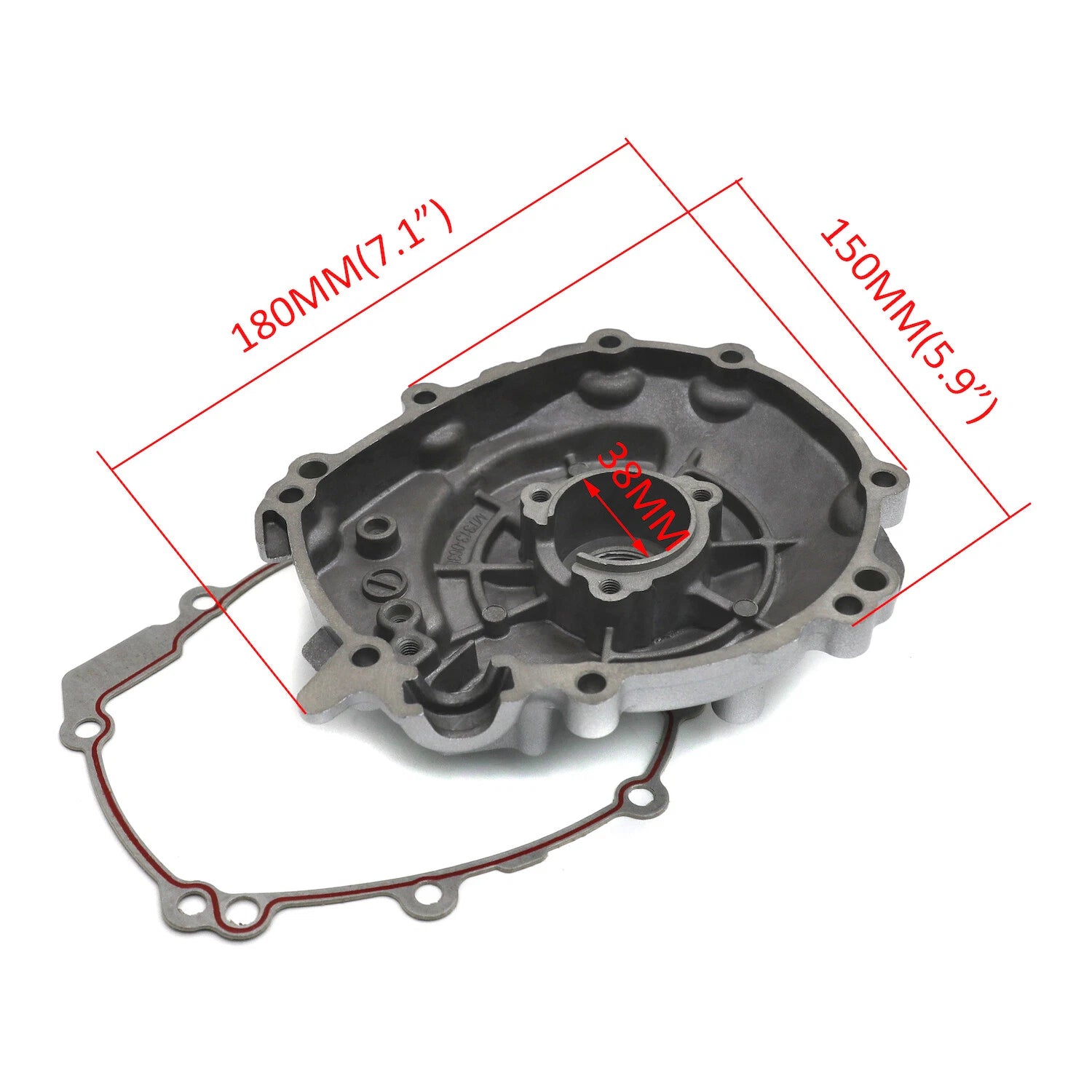 Engine Stator Crankcase Cover for Yamaha YZF-R1 (2015–2024) Silver