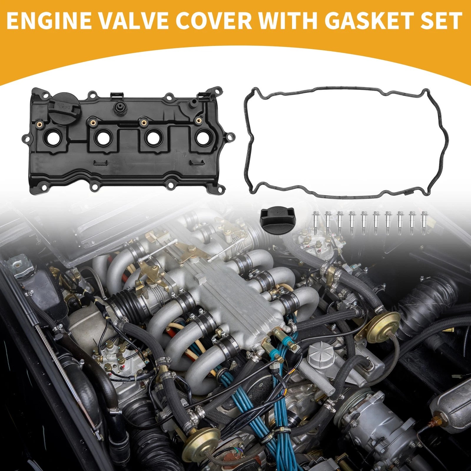 Engine Valve Cover with Gasket No.132643KY0A for Nissan Altima (2013–2017)