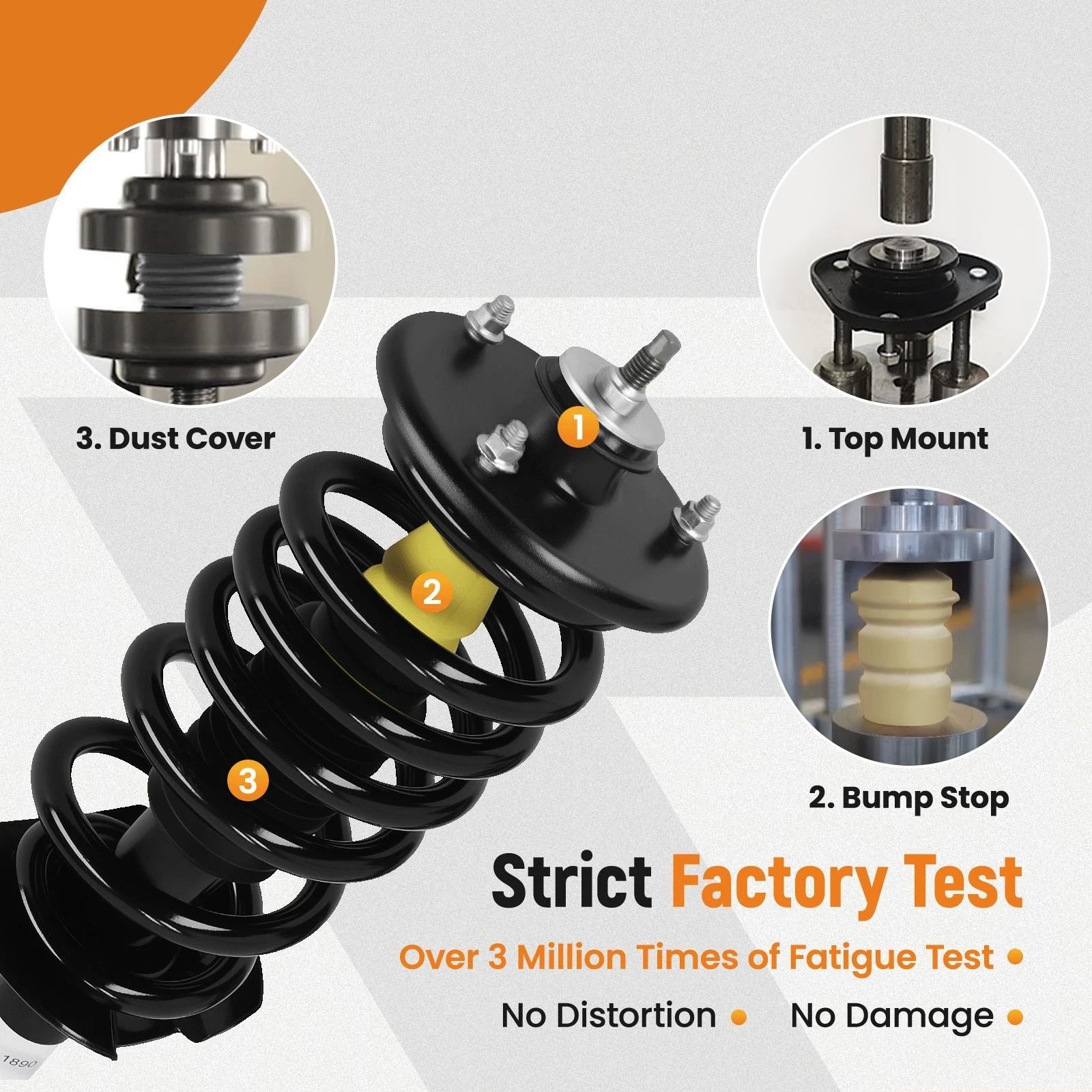 Suspension Kit Rear Struts Spring for Rover Range Rover Sport (2006–2013)
