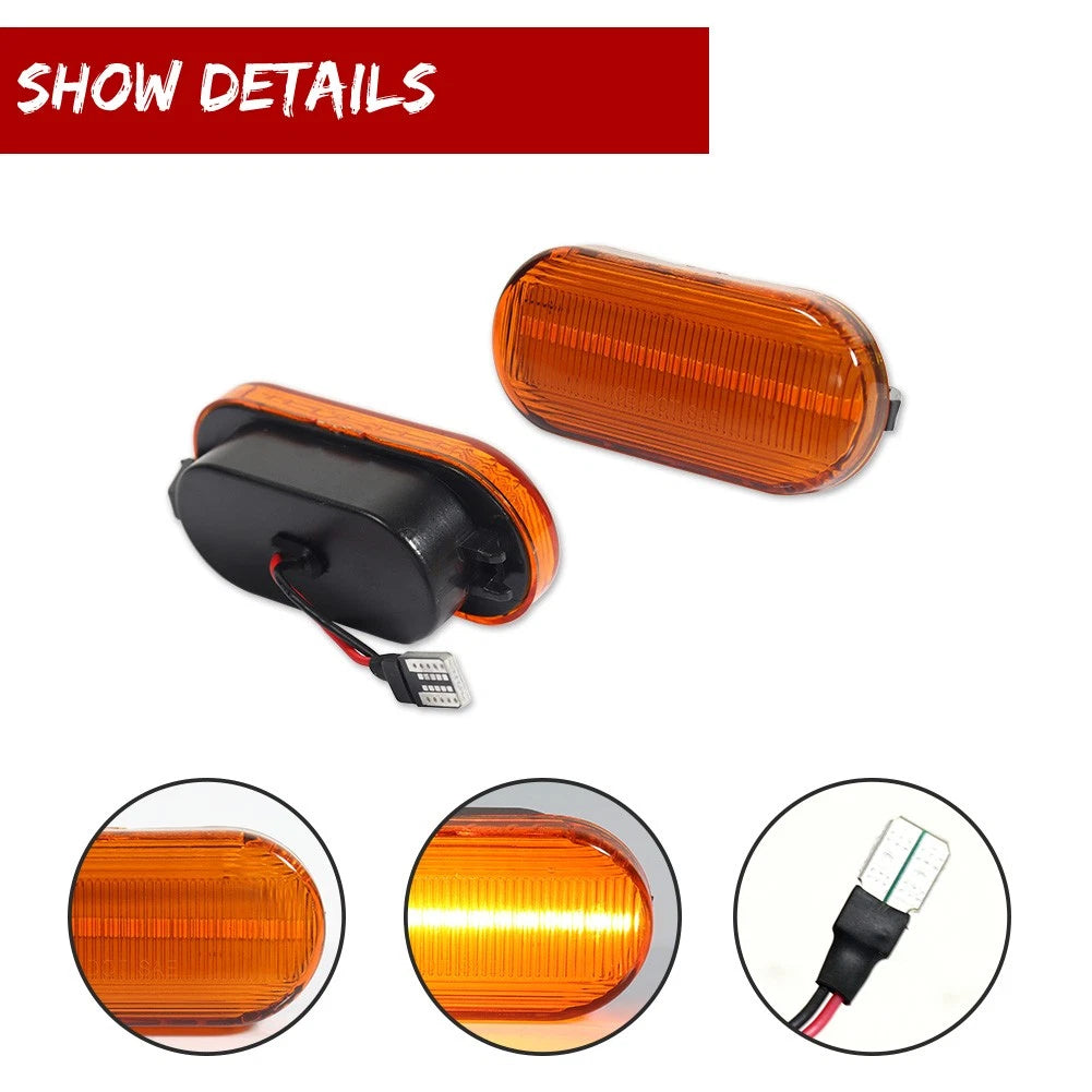 LED Side Marker Lights for VW Jetta GTI R32 Beetle (MK4)