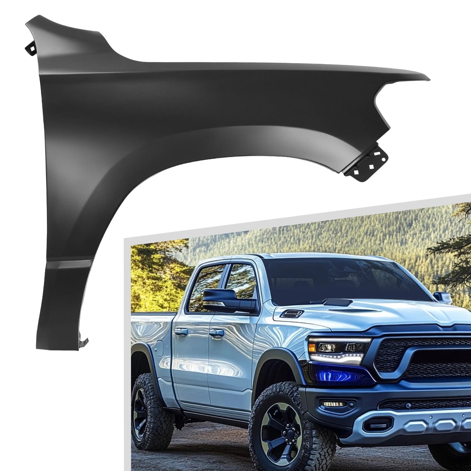Fender for RAM 1500 Front Passenger Side (2019–2025)