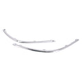 Replacement Silver Chrome Polypropylene Rear Passenger Side Bumper Cover Molding