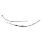 Replacement Silver Chrome Polypropylene Rear Passenger Side Bumper Cover Molding