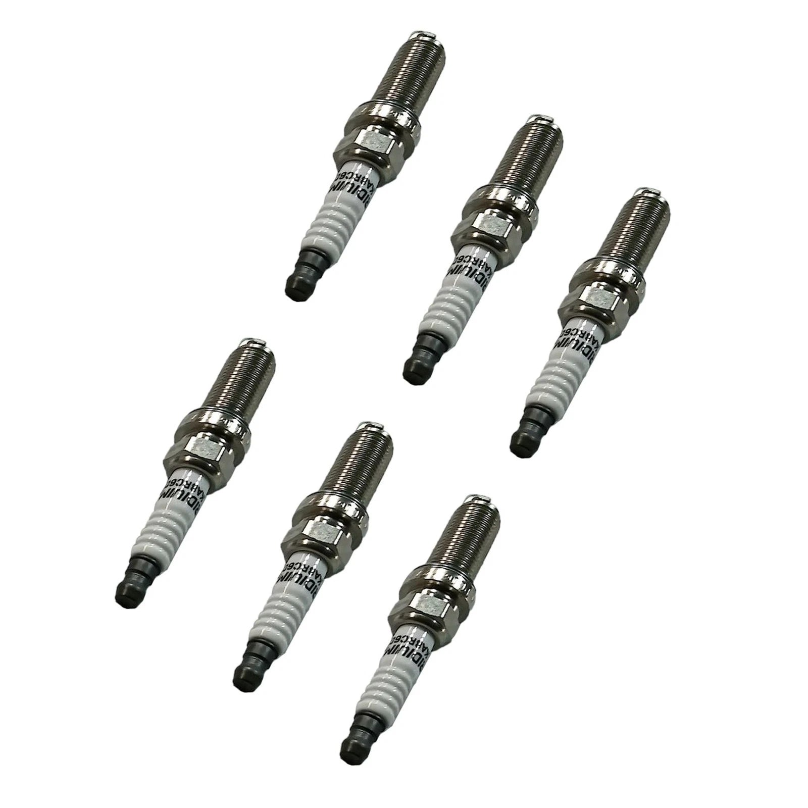 Set of 6 Iridium Platinum Spark Plugs for Maserati Ghibli Levante Quattroporte (2014–2023)