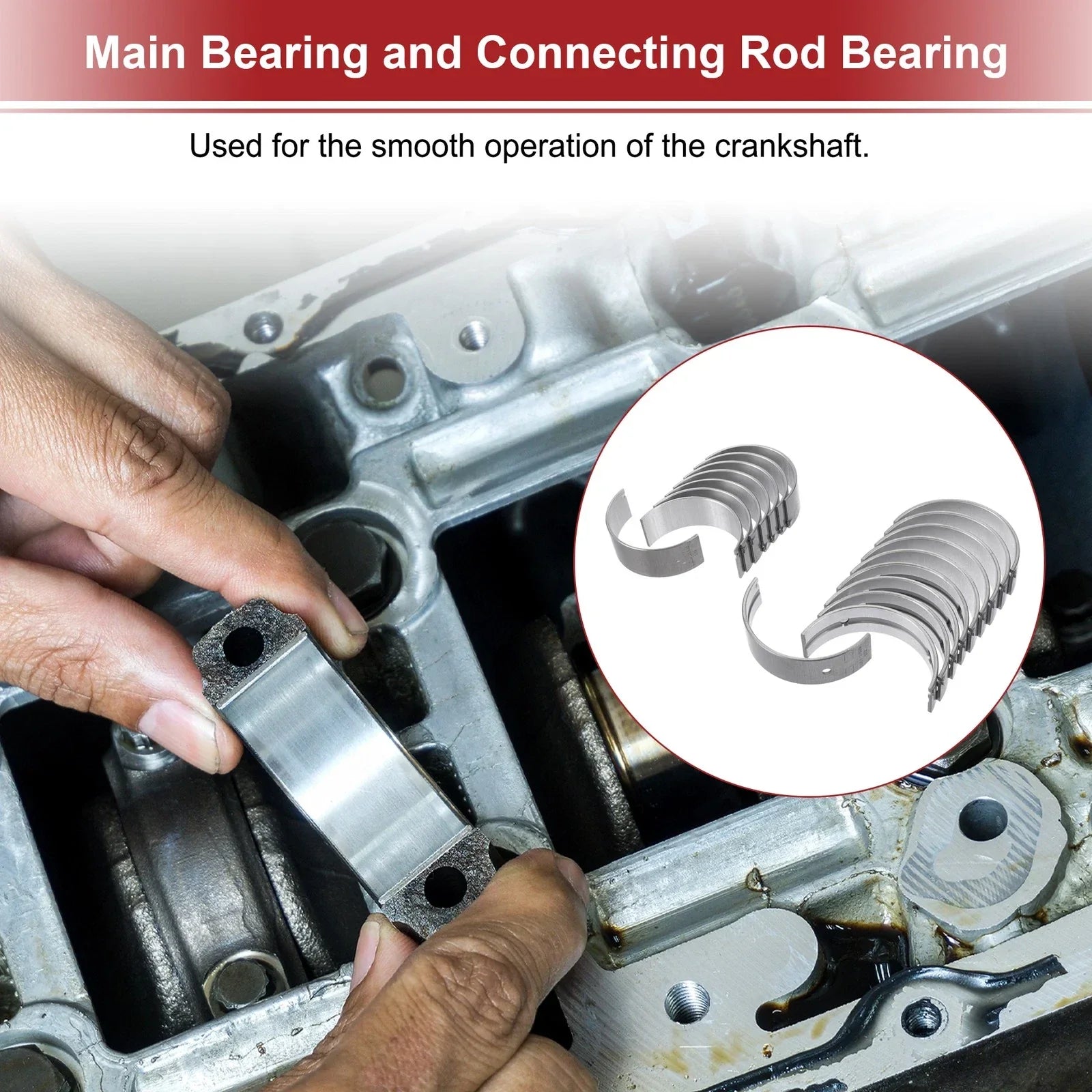 Main Bearing & Connecting Rod Bearing Kit for Hyundai Santa Fe (2013-2018)