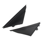 Matte Black Door Mirror Flag Covers for Fiat 500 (2012-2019)