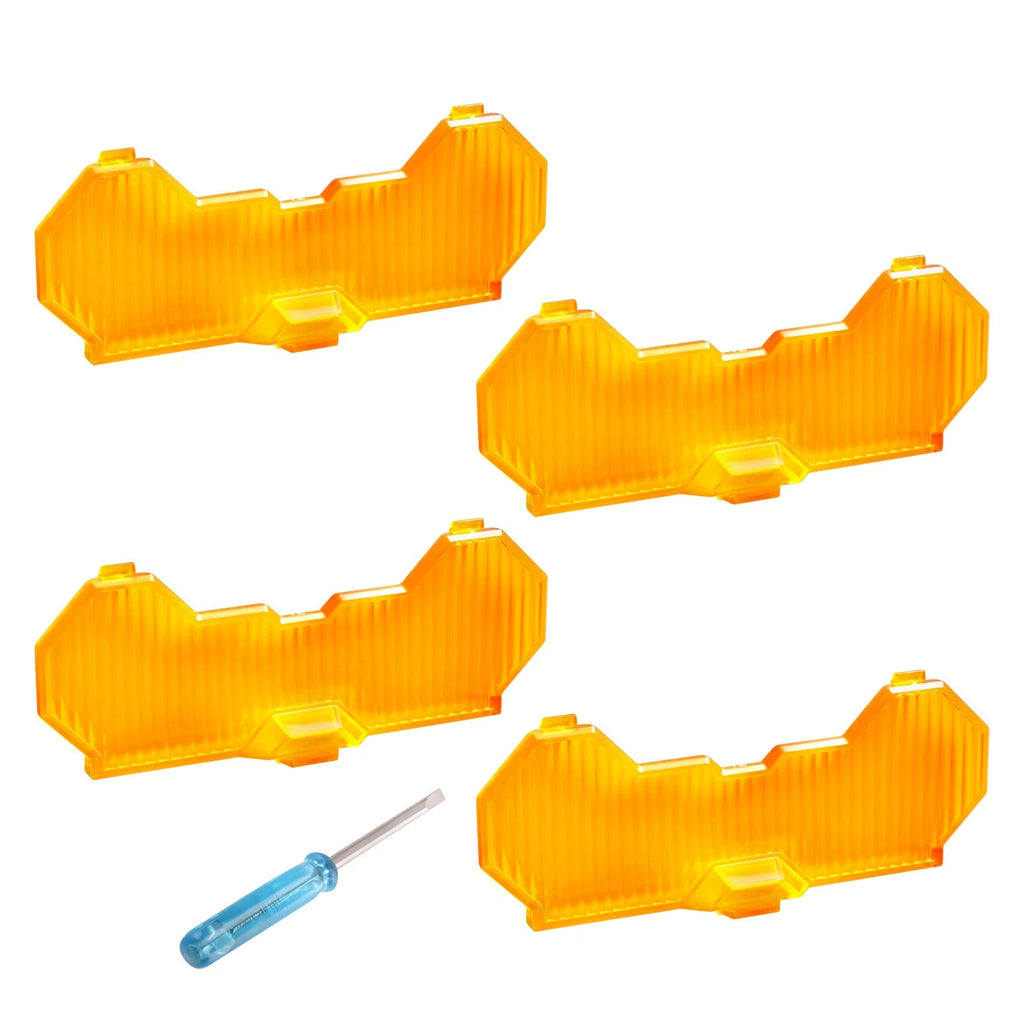 Protective Amber Cover for maXpeedingrods 7" Round LED Light (2010–2023)