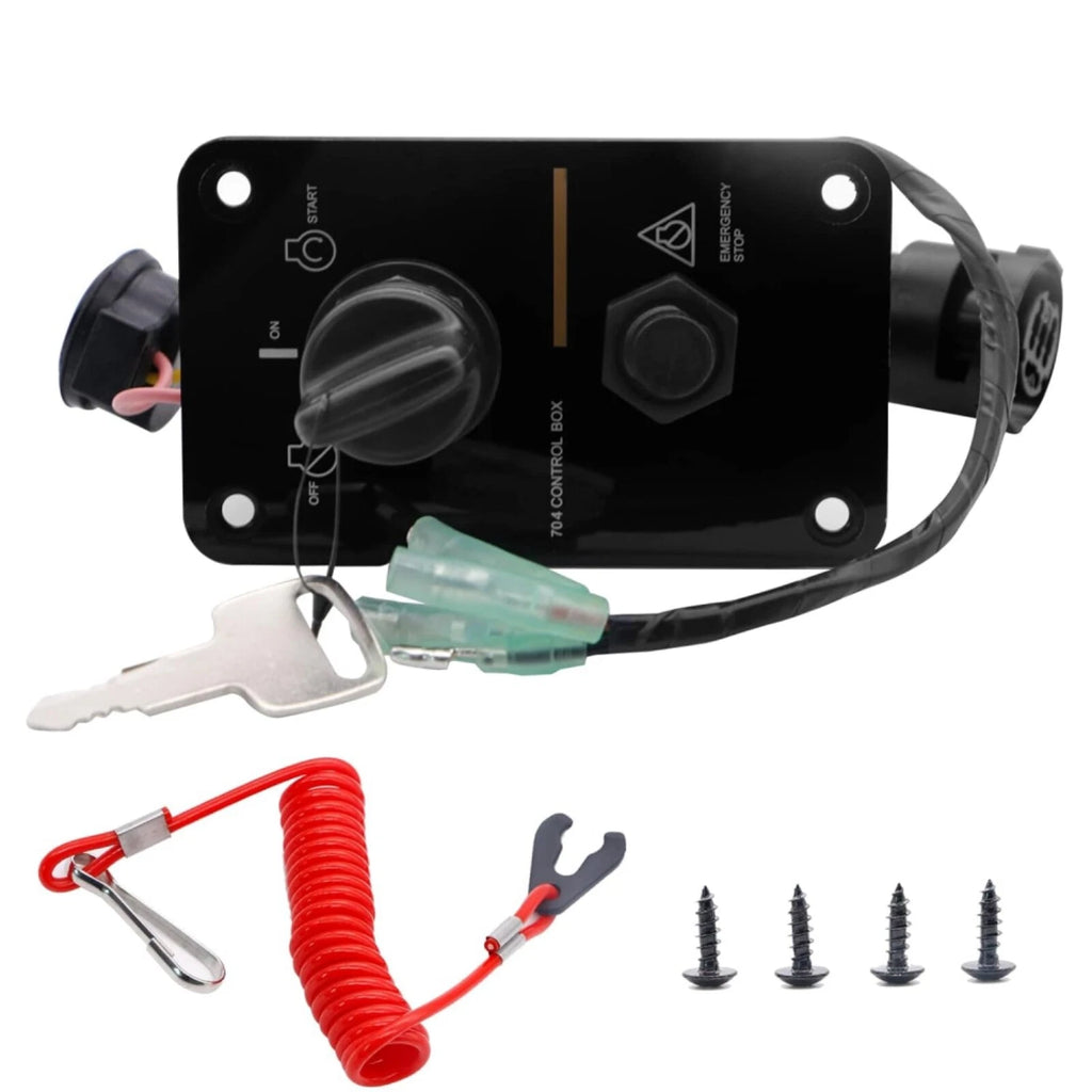 Key Switch Assembly Panel 704-82570-12-00 for Yamaha Outboard (Single Engine)