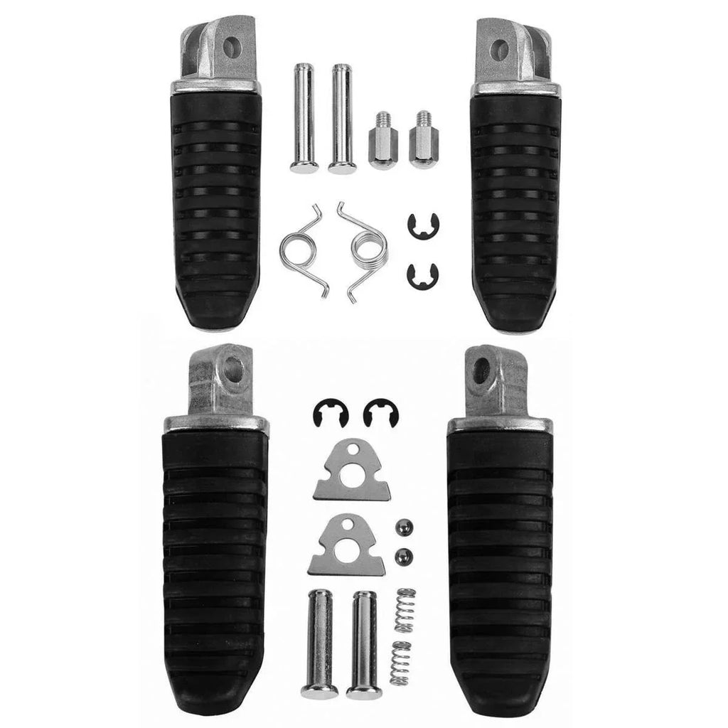 Driver Passenger Footpegs Footrest for Suzuki Hayabusa GSX1300R (2008-2012)