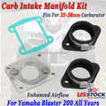 Pro Flow Control Carb Intake Manifold Kit for Yamaha Blaster YFS200 (35-38mm)