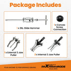 5PC Gear Bearing Slide Hammer Puller Set for Universal Use