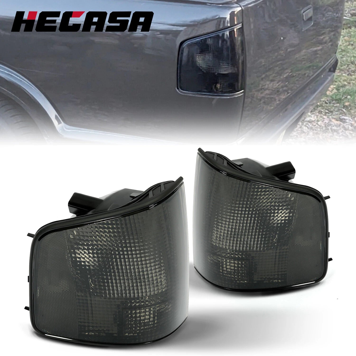 Smoke Tail Lights for Chevrolet S10/GMC Sonoma/Isuzu Hombre (1994–2004)