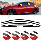 Black Window Trims for Honda Civic (2016–2020)
