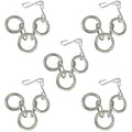 Set of 5 Grain Drill Covering Chains 511-1000 Dia 2.5" Length 21"