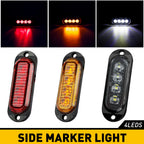 LED Oval Side Marker Lights Clearance Lamp for Truck Trailer