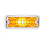 (2) Parking Light Pair Amber LED Clear Lens for Chevy GMC Truck (1973–1980)
