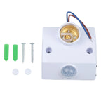 Infrared Induction Lamp Holder for E27 Bulbs (Adjustable Brightness)