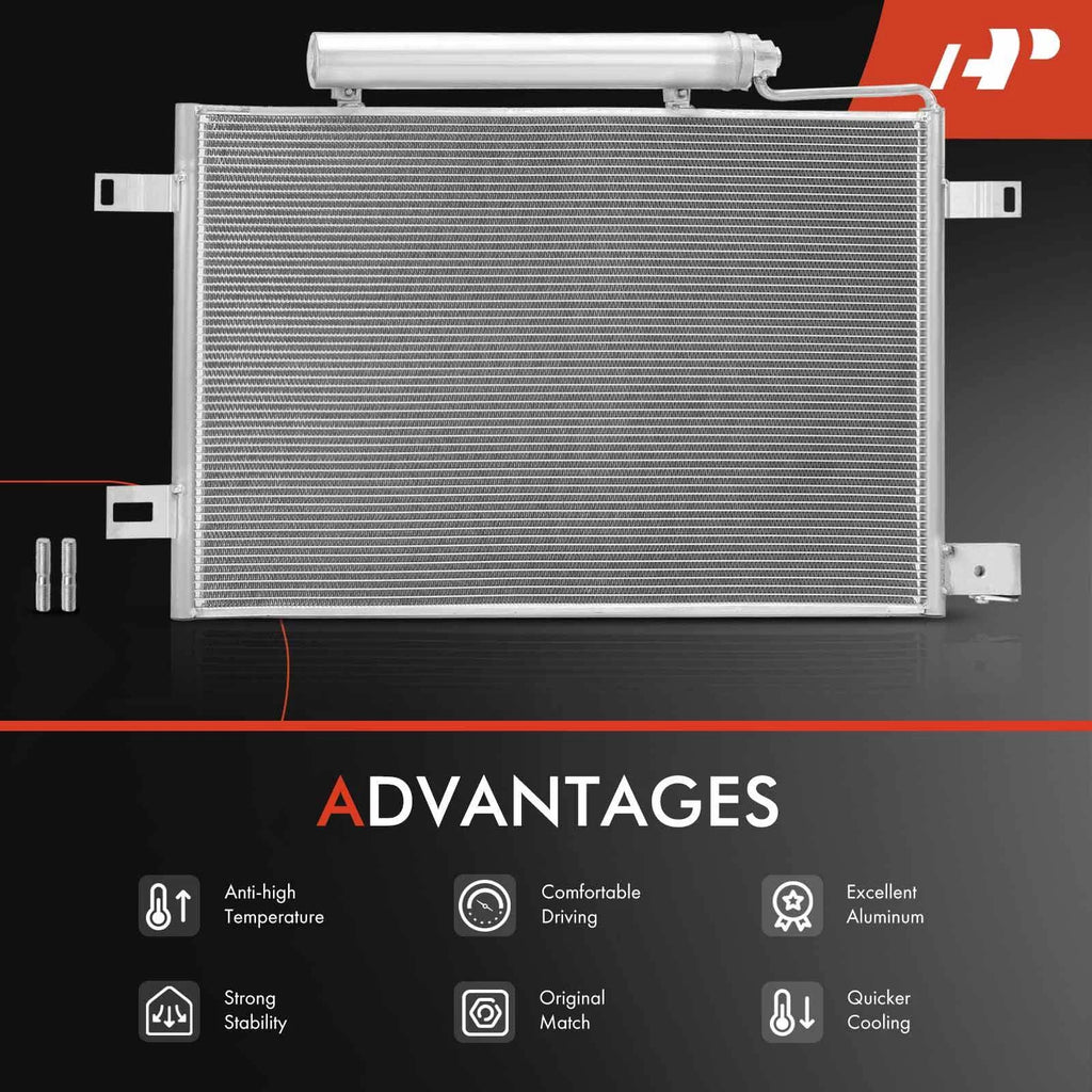 A/C Condenser with Drier & Bracket for Mercedes-Benz Sprinter (2014-2018)