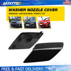 Set of 2 Headlight Washer Jet Spray Cover Caps for VW Golf 6 MK6 GTI (2009–2013)