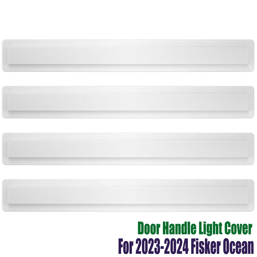 Set of 4 Door Handle Light Covers for Fisker Ocean (2023–2024) UV Safe 3D Printed