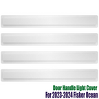 Set of 4 Door Handle Light Covers for Fisker Ocean (2023–2024) UV Safe 3D Printed