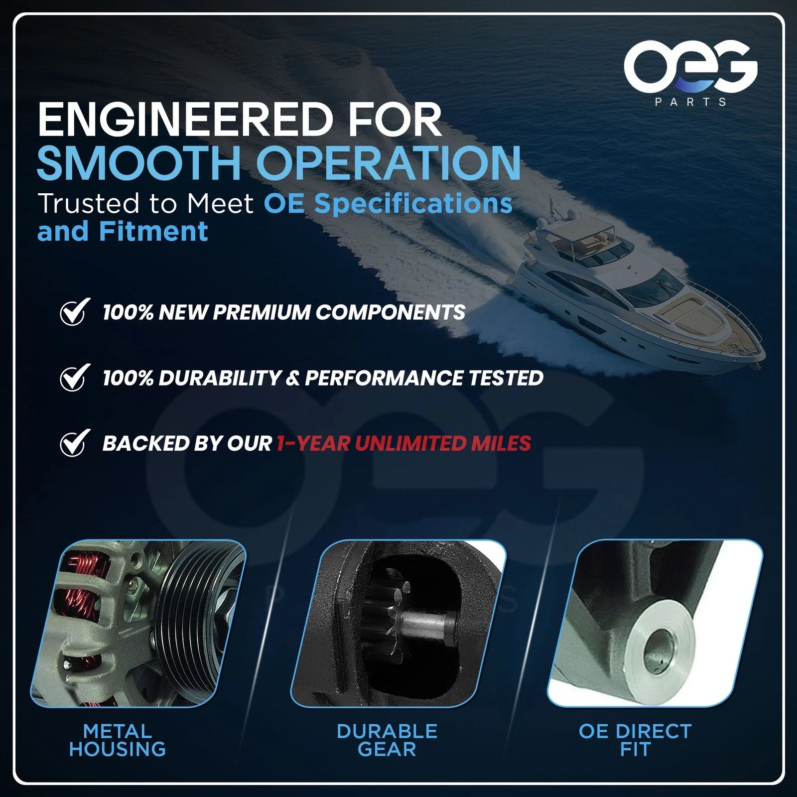Tilt & Trim Motor & Reservoir for Force 90HP 120HP 125HP (1992–1995)
