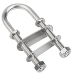 Stern Bow Eye Tie Down U Bolt for Marine Boat (304 Stainless Steel, M8)
