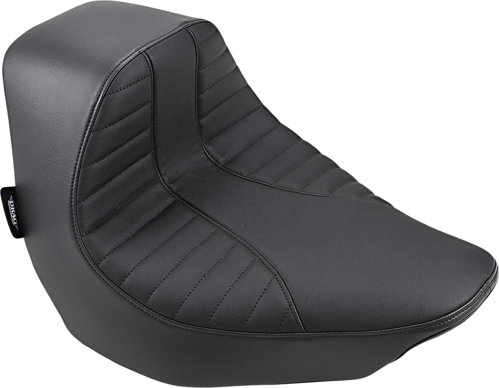 EZ-Solo Seat for Harley FLFB/S (2018–2025) - Scorpion Stitch - Vinyl