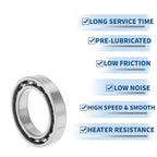 Deep Groove Ball Bearing 17x26x5mm for Scooter Skateboard (P0)