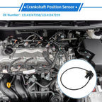Crankshaft Position Sensor Black for BMW E34 518i (1989-1994)