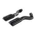 Black Rear Passenger Pedal Mounts for Harley Touring Electra Glide (93-24)